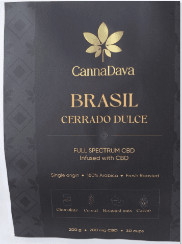 Cutie de cafea cu CBD CannaDava